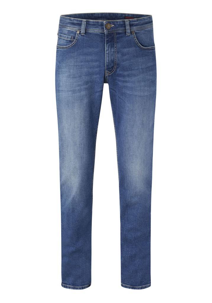 Paddocks DEAN MOTION&COMFORT schmale Passform - medium blue used moustache Online Shopping