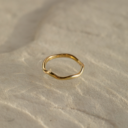 Paul Hewitt Waves Mono Ring Gold Online Outlet
