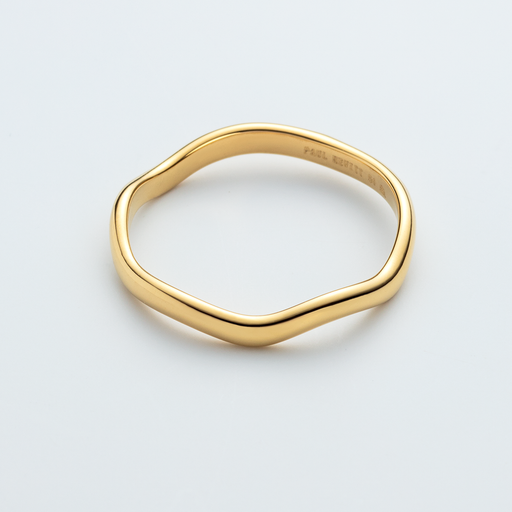 Paul Hewitt Waves Mono Ring Gold Online Outlet