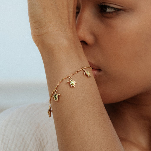 Paul Hewitt Turtle World Turtle Day Armkette Gold Kauf eins, bekomm eins gratis