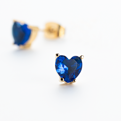 Paul Hewitt Blue Heart Ohrring Gold Bis zu 50% Rabatt