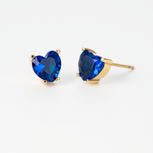 Paul Hewitt Blue Heart Ohrring Gold Bis zu 50% Rabatt