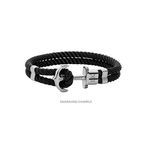 Paul Hewitt PHREP Armband Silber Schwarz Hotsell