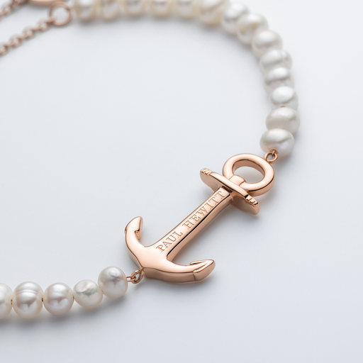Paul Hewitt The Anchor Beads Armkette Roségold Pearl Schlussverkauf