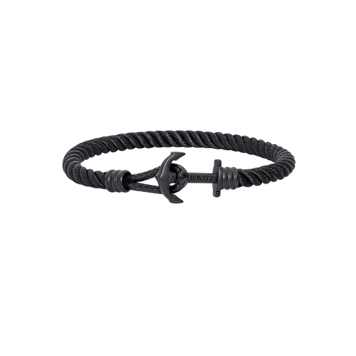 Paul Hewitt Ankerarmband Phrep Lite Schwarz Nylon Schwarz