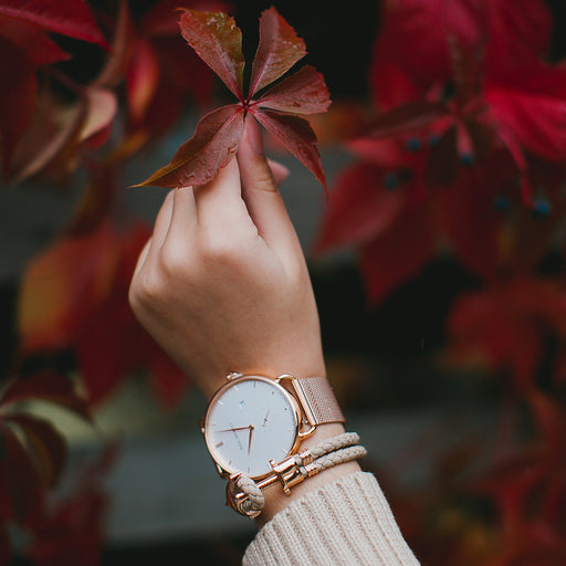 Paul Hewitt Ankerarmband Phrep Roségold Leder Hazelnut Günstig kaufen