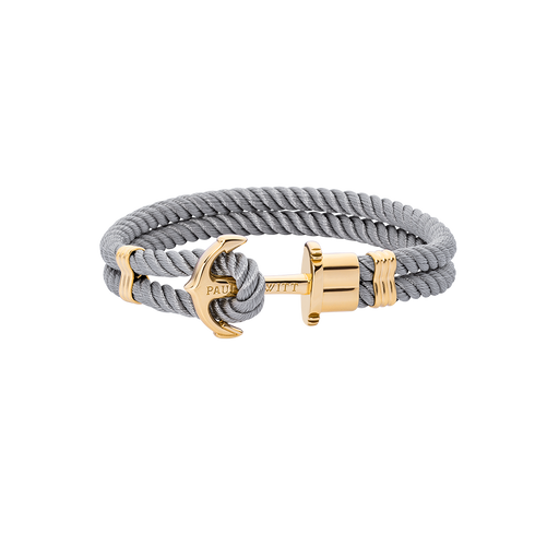 Paul Hewitt PHREP Armband Gold Grau