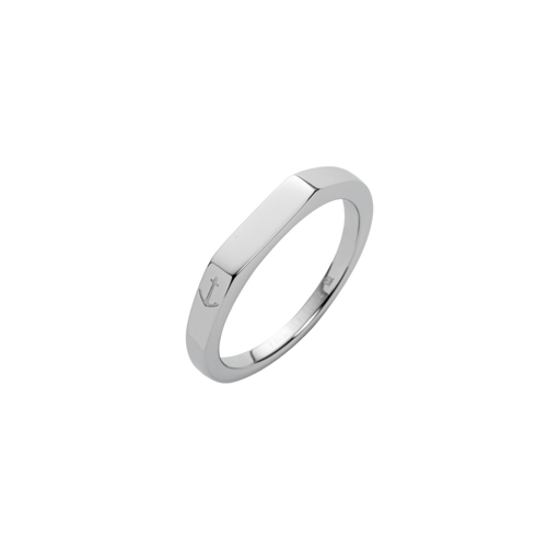 Paul Hewitt Men's Slim Signet Ring Silber
