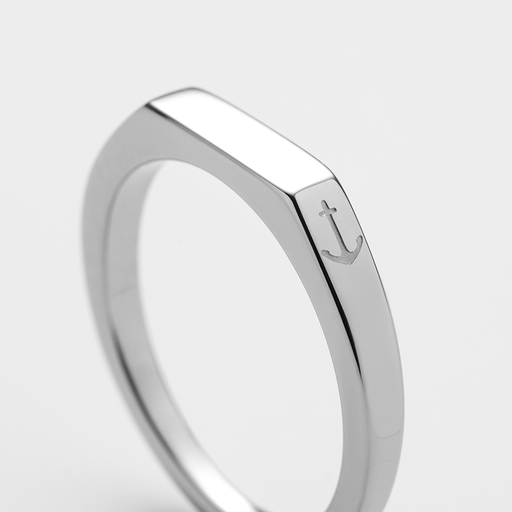 Paul Hewitt Men's Slim Signet Ring Silber Valentinstagsangebot