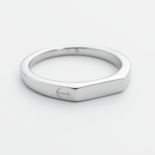 Paul Hewitt Men's Slim Signet Ring Silber Valentinstagsangebot