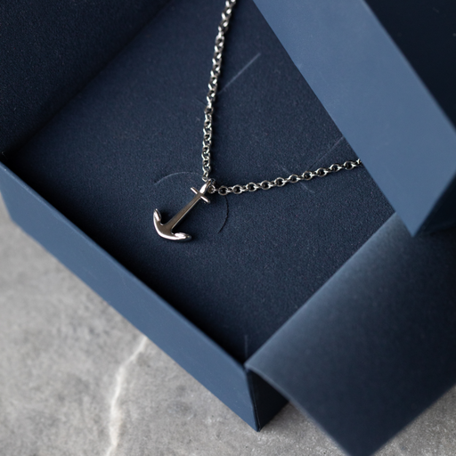 Paul Hewitt Men's Anchor Halskette Silber Heißer Verkauf