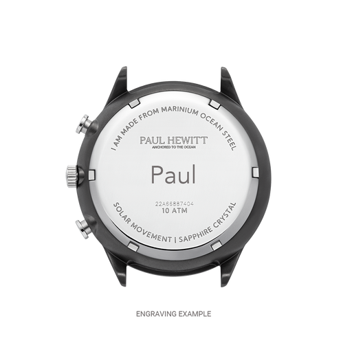 Paul Hewitt Chrono Uhr Gun Metal Weiß Neuheiten