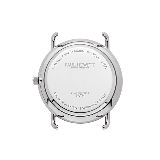 Paul Hewitt Sailor 39 mm Uhr Silber Weiß Räumungsverkauf