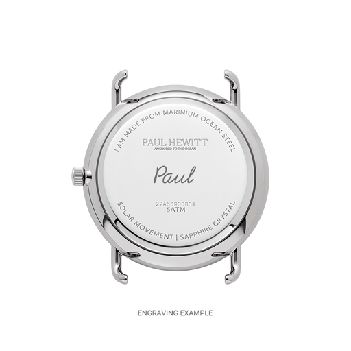 Paul Hewitt Sailor 39 mm Uhr Silber Weiß Räumungsverkauf