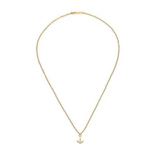 Paul Hewitt Men's Anchor Halskette Gold