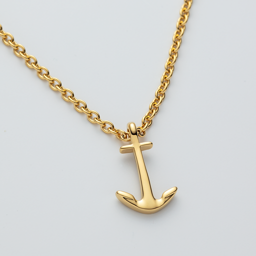 Paul Hewitt Men's Anchor Halskette Gold Tägliche Deals