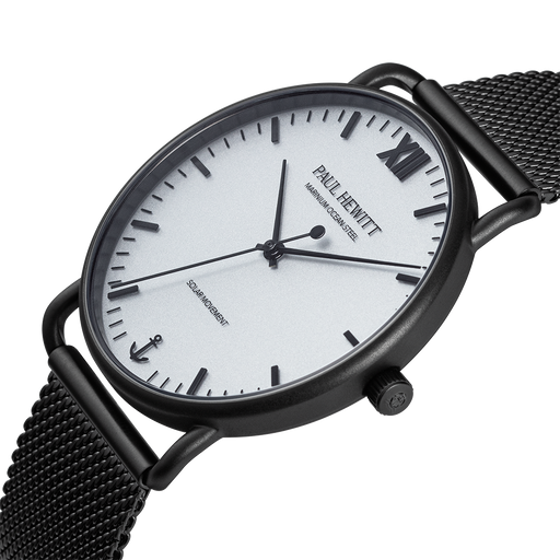 Paul Hewitt Sailor 39 mm Uhr Schwarz Weiß Sonderangebote