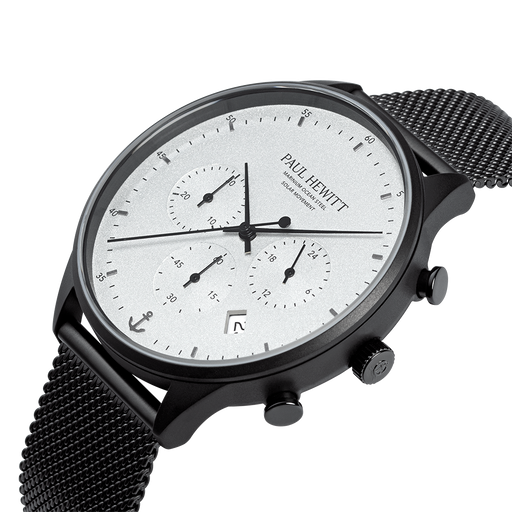 Paul Hewitt Chrono Uhr Schwarz Weiß Riesige Ersparnisse