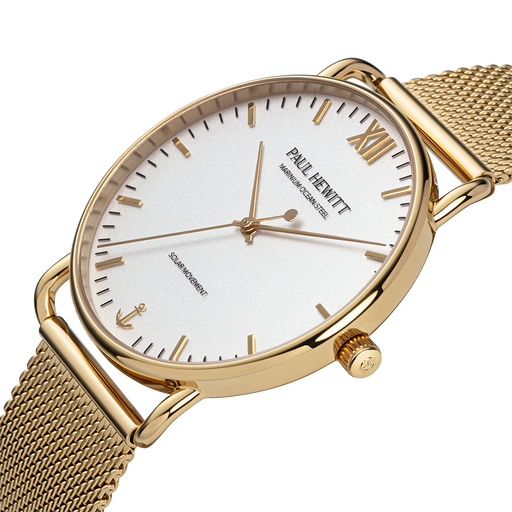 Paul Hewitt Sailor 39 mm Uhr Gold Weiß Wochenangebot