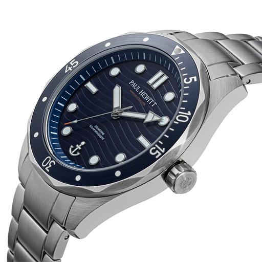 Paul Hewitt Ocean Diver Uhr Silber Blau JETZT KAUFEN