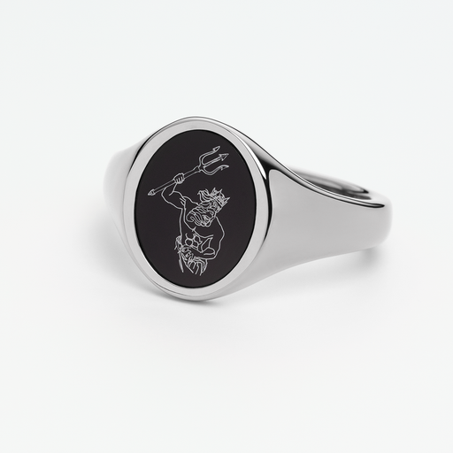 Paul Hewitt Men's Poseidon Ring Silber Neueste Stile