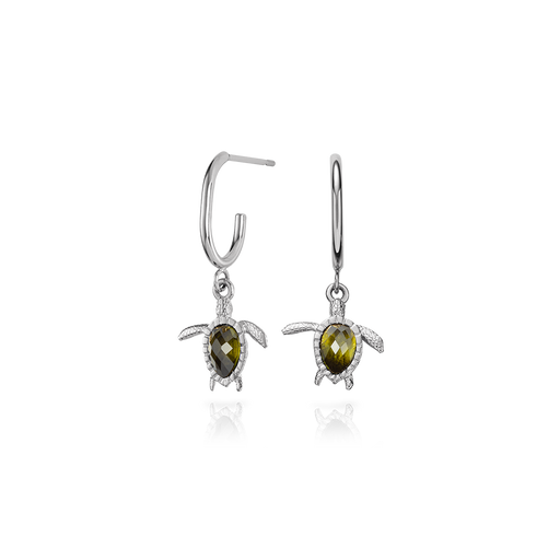 Paul Hewitt Turtle Hoops Ohrring Silber