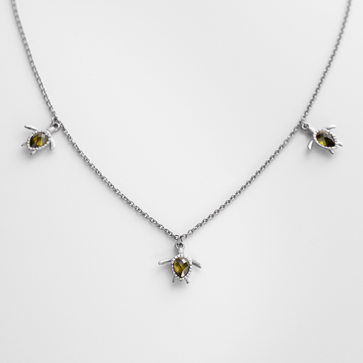 Paul Hewitt Turtle Halskette Silber Auslauf