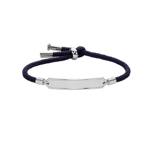 Paul Hewitt Vitamin Sea Gravur Armband Silber Marineblau