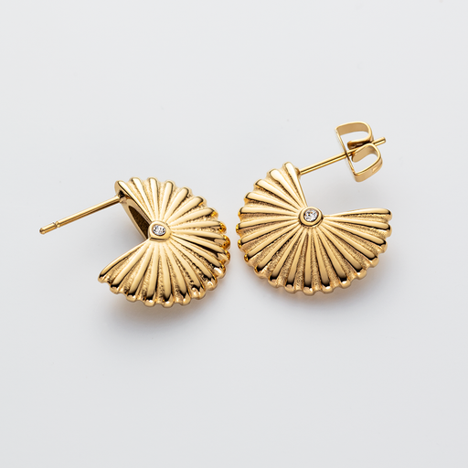 Paul Hewitt Scallop Ohrstecker Gold Jubiläumsangebot
