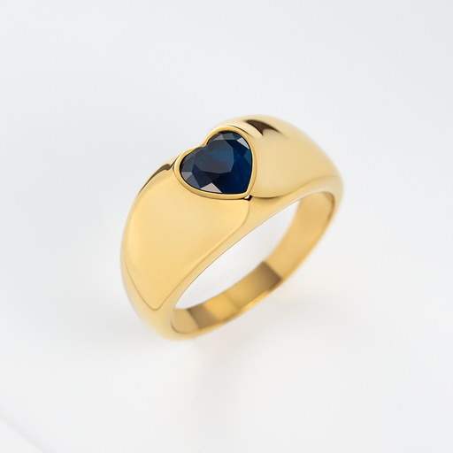 Paul Hewitt Bold Heart Ring Gold Heißer Verkauf