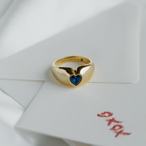 Paul Hewitt Bold Heart Ring Gold Heißer Verkauf
