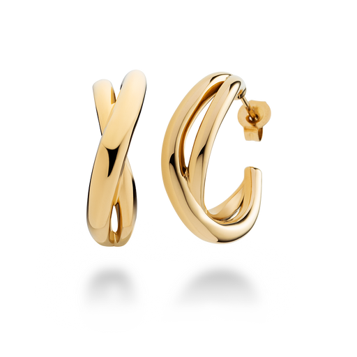 Paul Hewitt Waves Ohrring Gold Blitzangebot