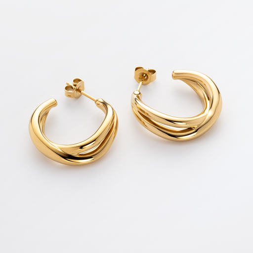 Paul Hewitt Waves Ohrring Gold Blitzangebot