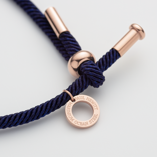 Paul Hewitt Vitamin Sea Armband Roségold Marinebelau Bis zu 60% Rabatt