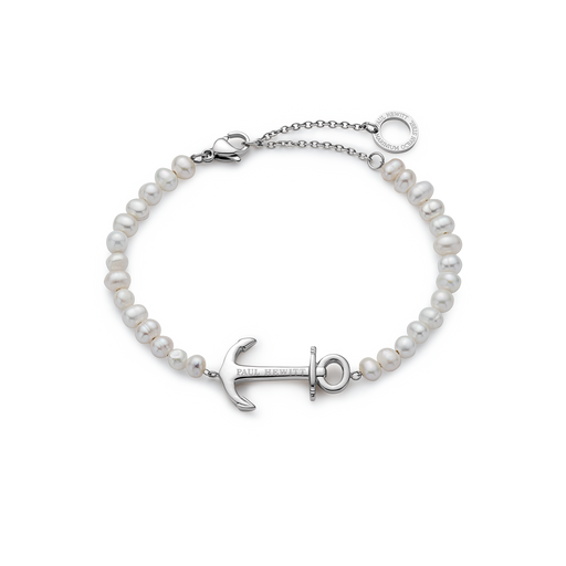 Paul Hewitt The Anchor Beads Armkette Silber Pearl