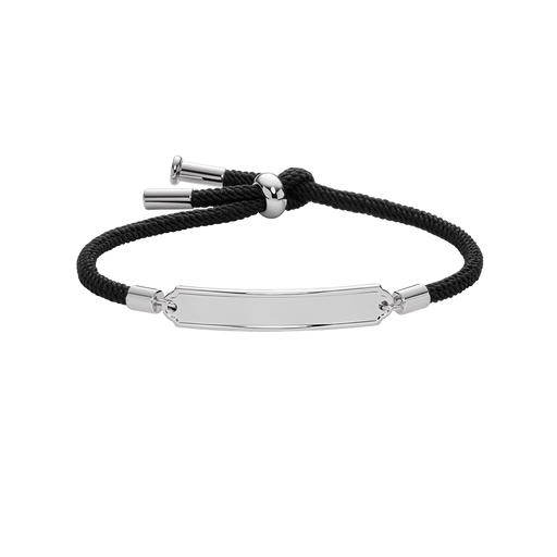 Paul Hewitt Vitamin Sea Gravur Armband Silber Schwarz