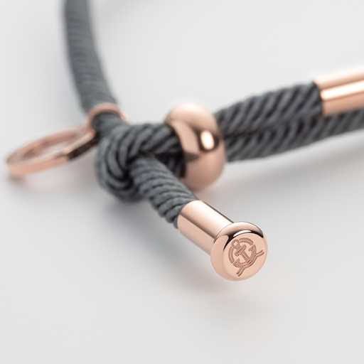 Paul Hewitt Vitamin Sea Gravur Armband Roségold Grau Speichern exportieren