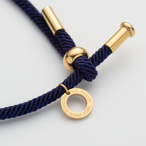Paul Hewitt Vitamin Sea Armband Gold Marinebelau Fabrikverkauf