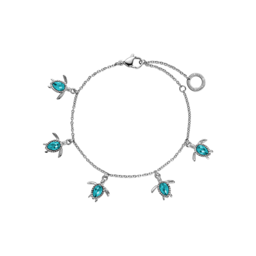 Paul Hewitt Turtle Armkette Aquamarine Silber