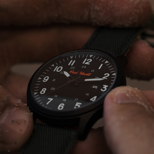 Paul Hewitt Captain's Field Watch Midnight black Kauf eins, bekomm eins gratis