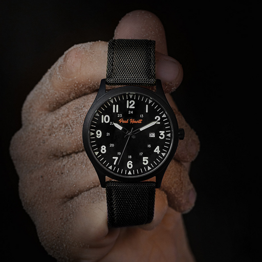 Paul Hewitt Captain's Field Watch Midnight black Kauf eins, bekomm eins gratis