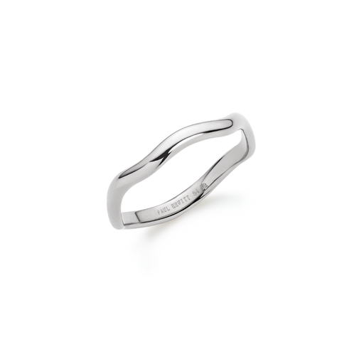 Paul Hewitt Waves Mono Ring Silber