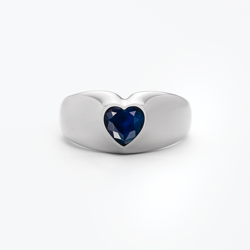 Paul Hewitt Bold Heart Ring Silber Speichern exportieren