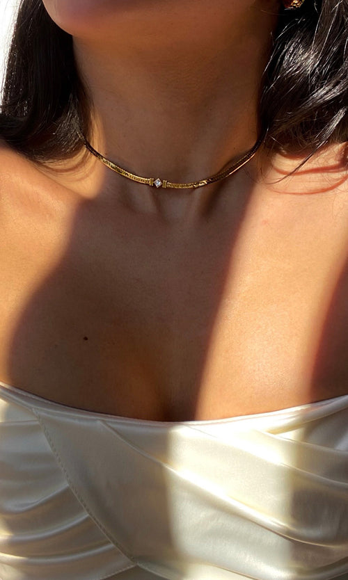 Paul Valentine Retro Sparkling Necklace Neueste Mode