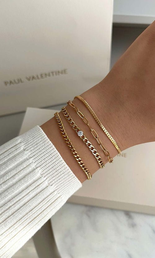 Paul Valentine Brilliant Curb Bracelet Zeitlich begrenztes Angebot