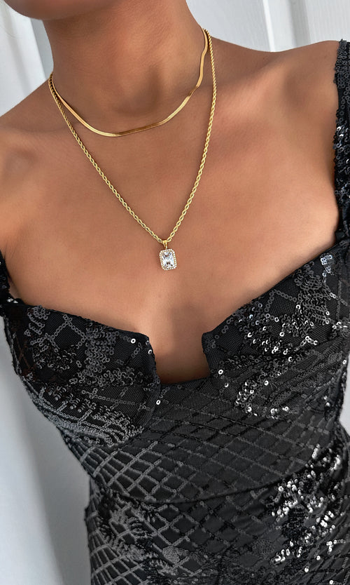 Paul Valentine Brilliant Sleek Necklace Große Rabatte