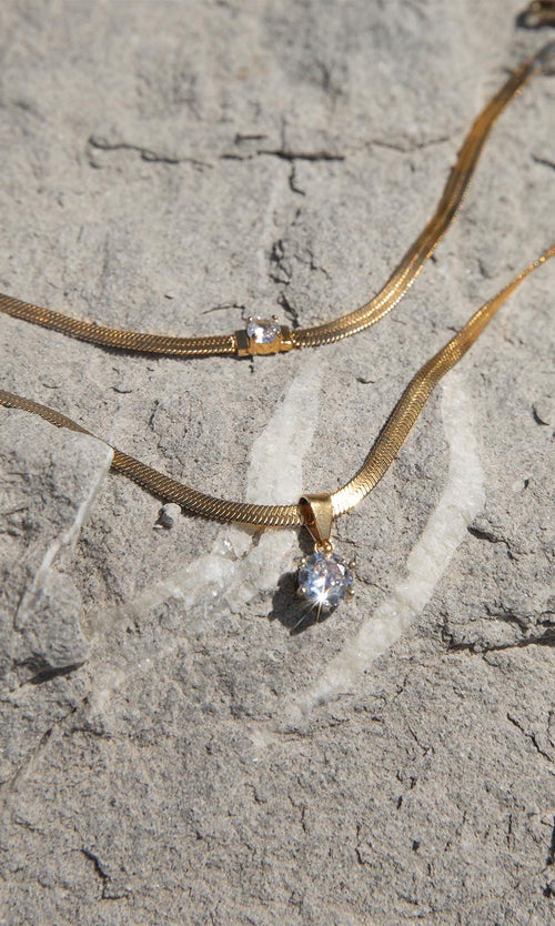 Paul Valentine Brilliant Sleek Necklace Große Rabatte