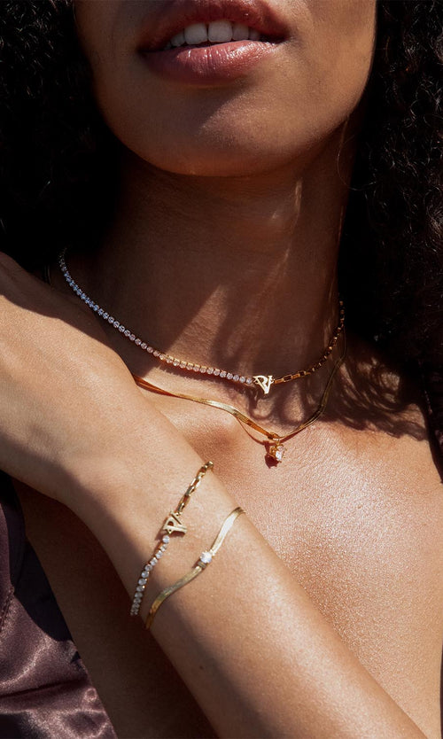 Paul Valentine Brilliant Sleek Necklace Große Rabatte