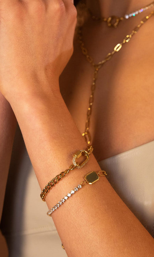 Paul Valentine Éclat Cuban Bracelet Tiefpreis
