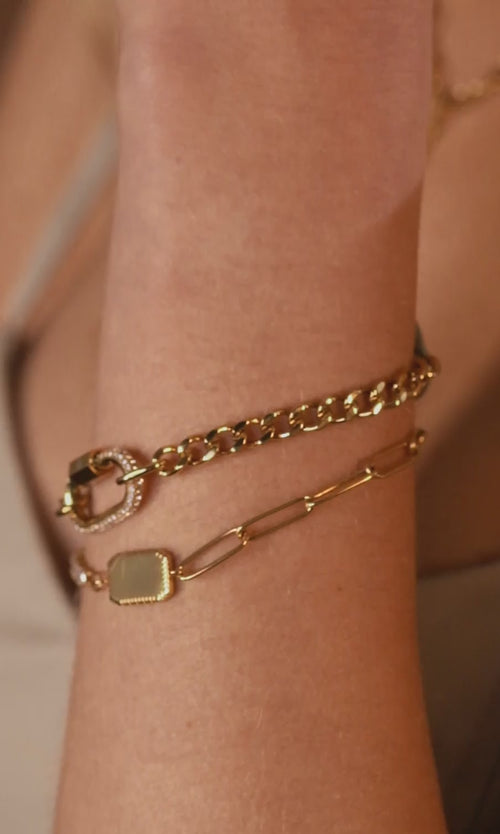Paul Valentine Éclat Cuban Bracelet Tiefpreis